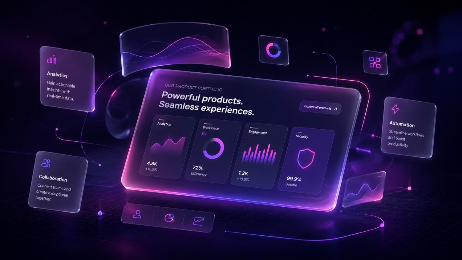 Portfolio background mobile